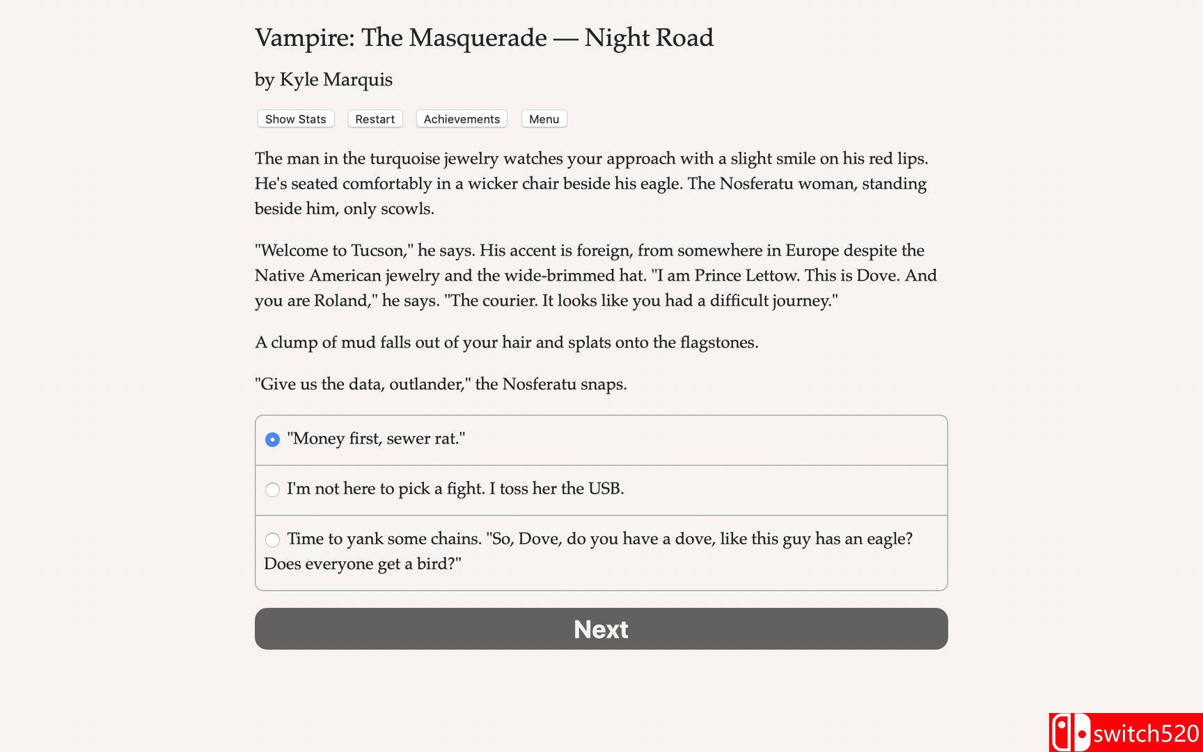 《吸血鬼：夜间之路（Vampire: The Masquerade — Night Road）》B.8287900 P2P硬盘版[EN]_1