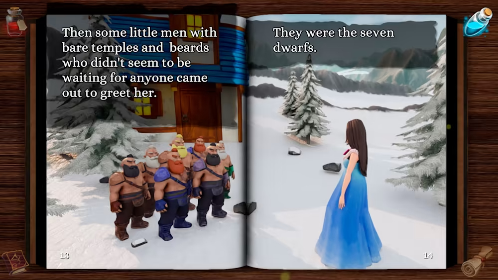 白雪公主：互动书 Snow White: Interactive Book 英语_4