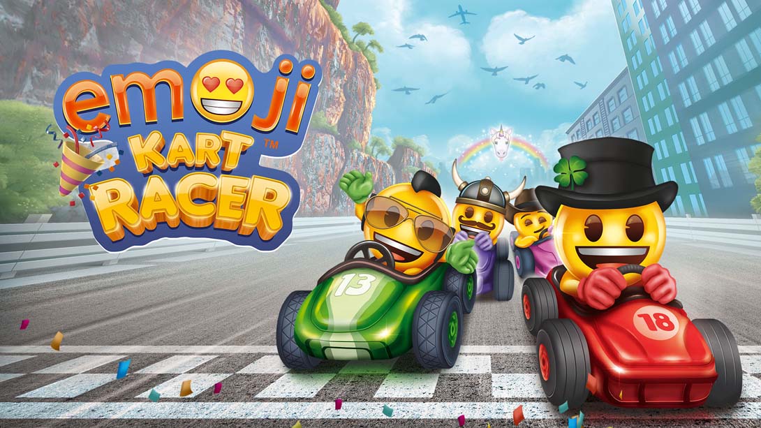 【美版】emoji卡丁车 emoji Kart Racer 中文_0