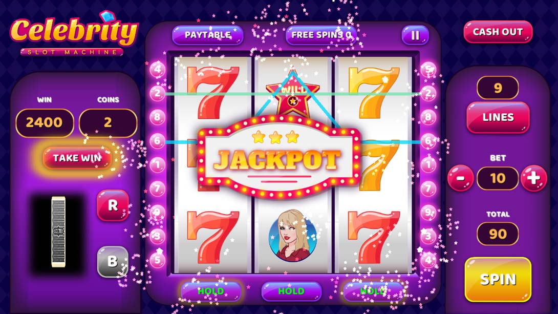 【美版】名人老虎机 Celebrity Slot Machine 英语_3