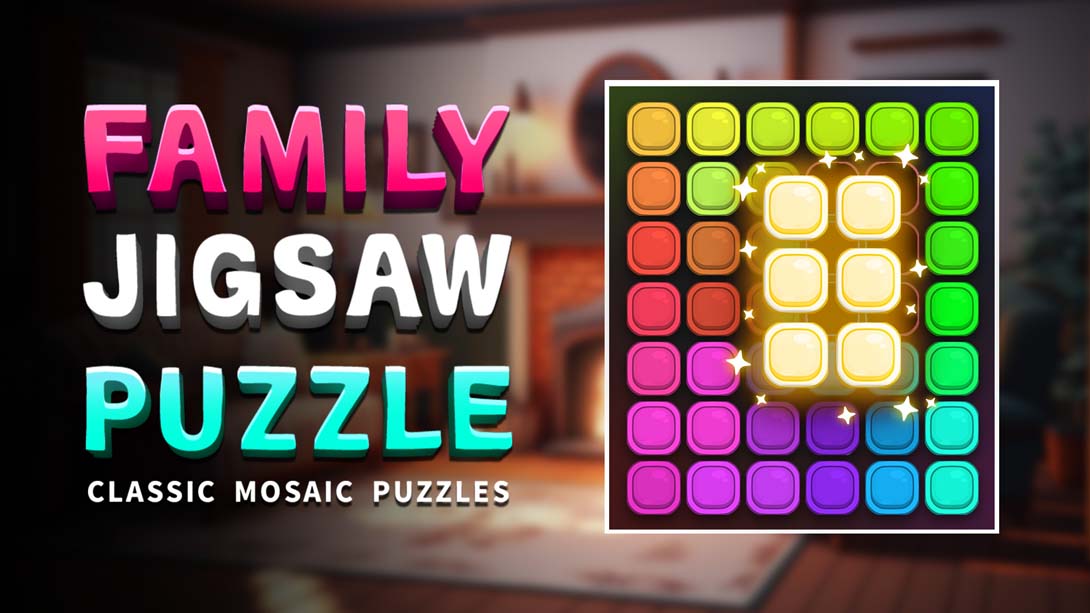 【美版】家庭拼图:经典马赛克拼图 Family Jigsaw Puzzle: Classic Mosaic Puzzles 中文_0