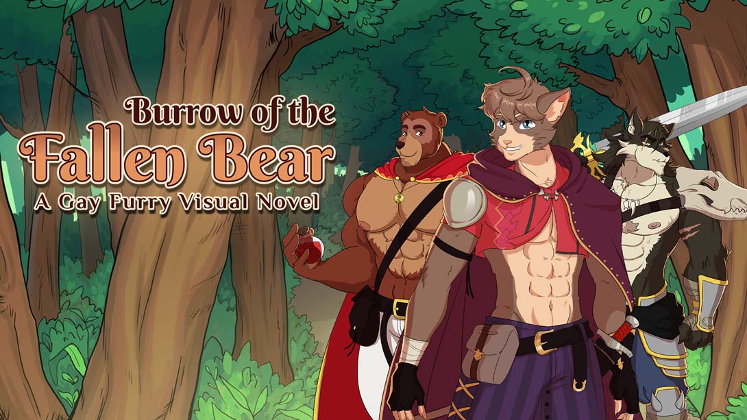 【美版】Burrow of the Fallen Bear: A Gay Furry Visual Novel 英语_0