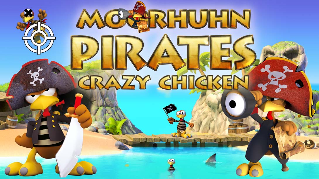 【美版】摩尔洪海贼团 - 疯鸡海贼团  Moorhuhn Pirates - Crazy Chicken Pirates 英语_0
