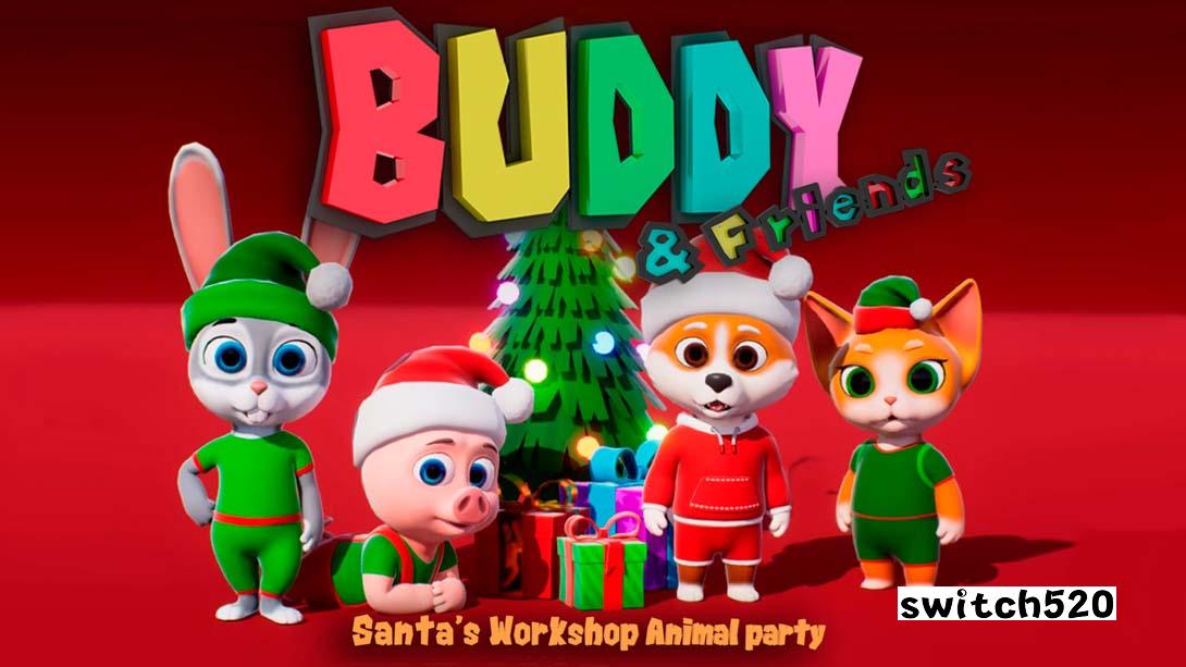 【美版】巴迪和朋友:圣诞老人的派对 Buddy & Friends: Santa's Workshop Animal Party 英语_0