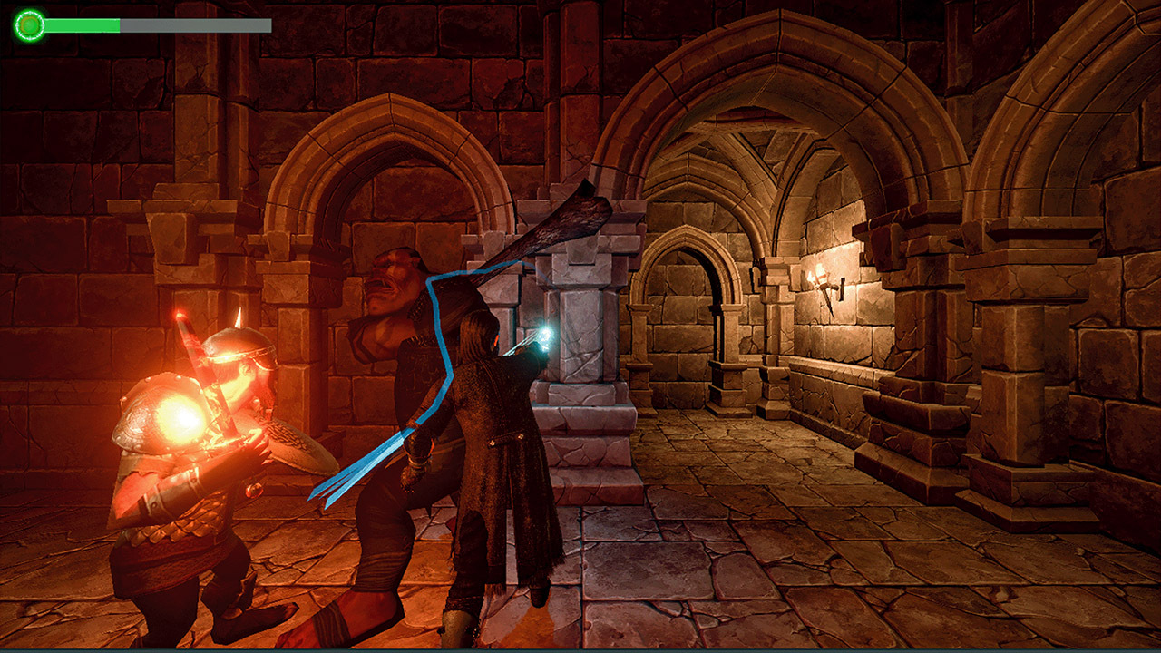 【美版】史诗魔法 Outcasts of Dungeon: Epic Magic World Fight Rogue Game Simulator 英语_1