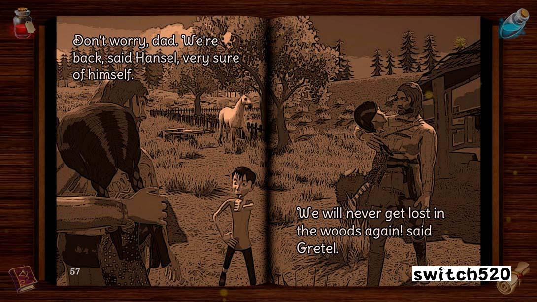 【美版】汉赛尔与格莱特 Hansel and Gretel: Interactive Book 英语_2