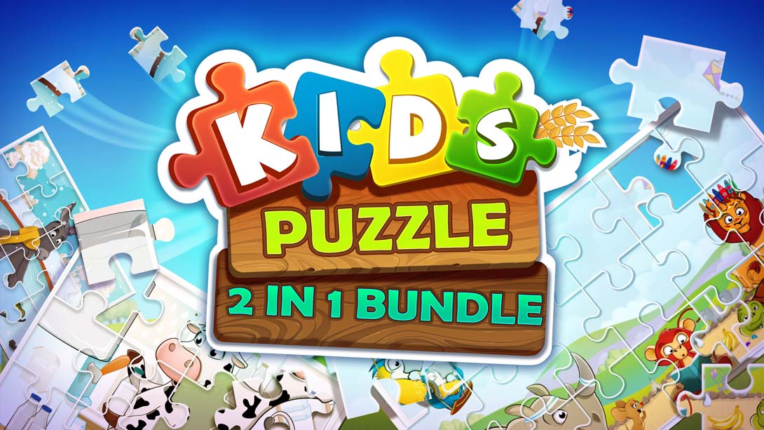 【美版】儿童拼图二合一 .Kids Puzzle - 2 in 1 Bundle 英语_0