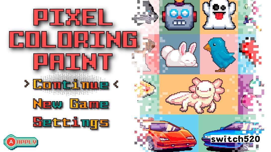 【美版】像素着色涂料 .Pixel Coloring Paint 英语_4