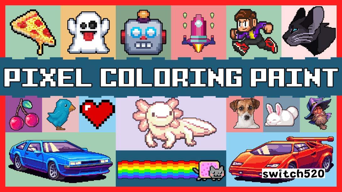 【美版】像素着色涂料 .Pixel Coloring Paint 英语_0