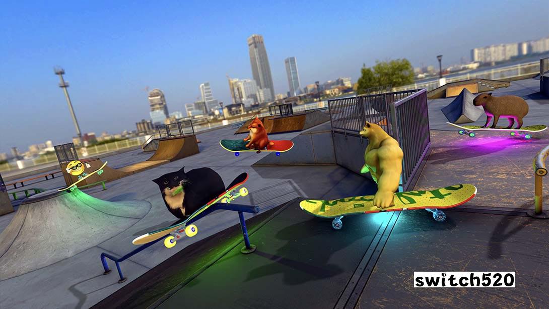 【美版】滑板漂流与麦克斯韦猫:游戏模拟器 Skateboard Drifting with Maxwell Cat: The Game Simulator 英语_3