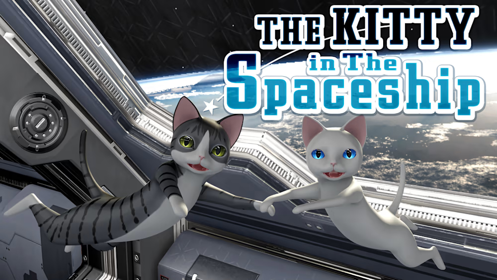 宇宙飞船中的小猫 THE KITTY in The Spaceship 英语_0