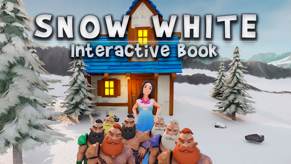 白雪公主：互动书 Snow White: Interactive Book 英语_0