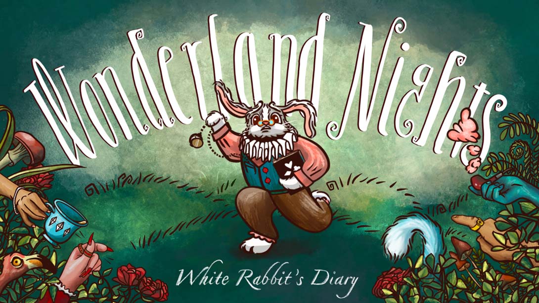 【美版】仙境之夜:白兔奇幻记 Wonderland Nights: White Rabbit's Diary 英语_0