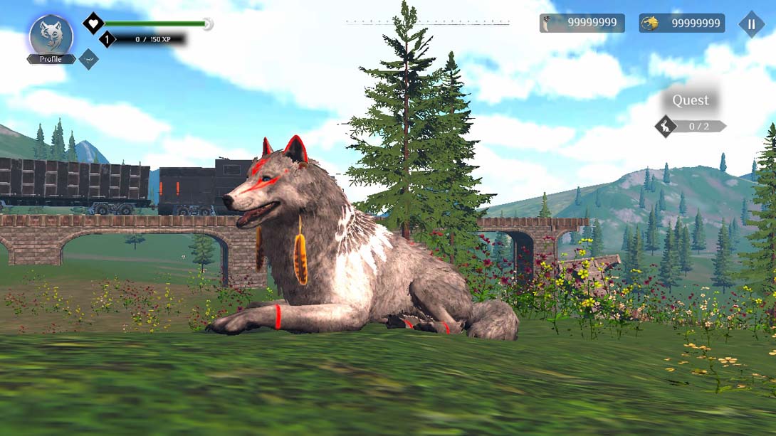 【美版】狼生存模拟器 Wolf Simulator: RPG Survival Animal Battle 英语_2