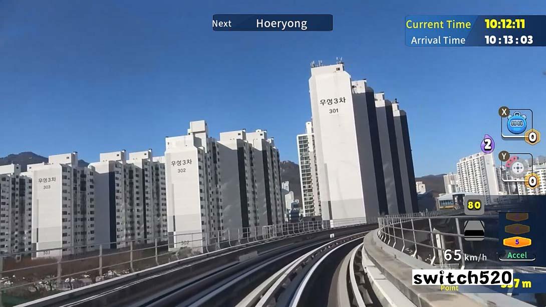 【美版】韩国铁路驾驶 Uijeongbu 轻轨 .Korean Rail Driving Tour - LRT Uijeongbu 中文_4