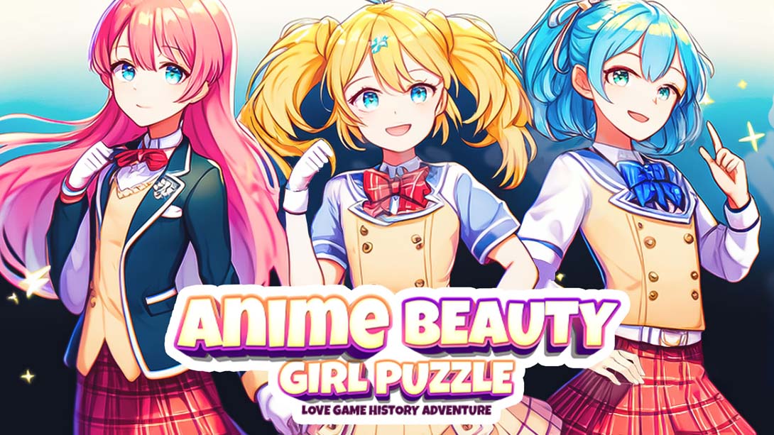 【美版】ANIME BEAUTY GIRL PUZZLE - LOVE GAME HISTORY ADVENTURE 英语_0