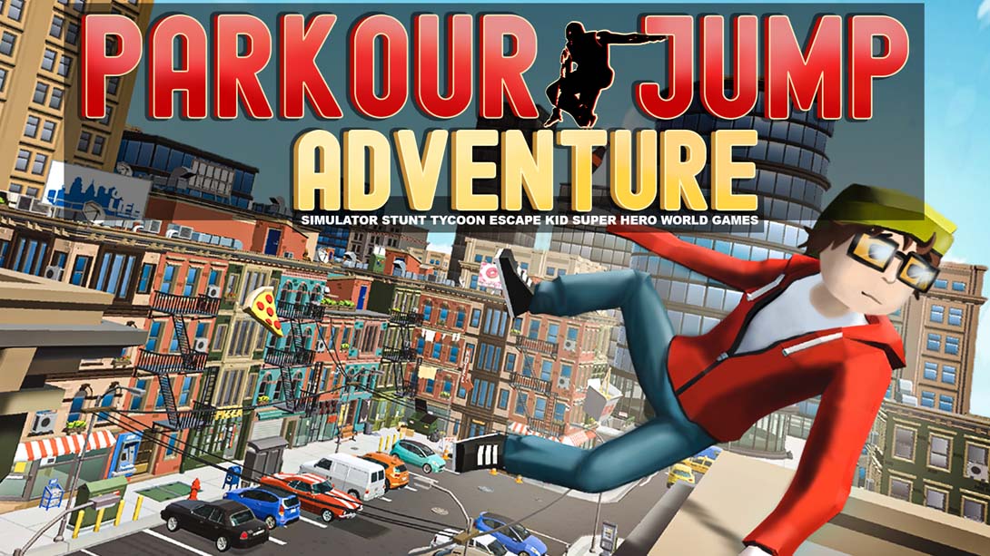 【英版】Parkour Jump Adventure Simulator Stunt Tycoon Ecape Kid 英语_0