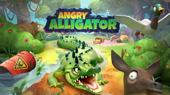 愤怒的鳄鱼  Angry Alligator