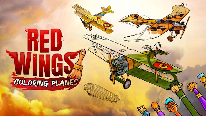 红翼：着色飞机  Red Wings Coloring Planes