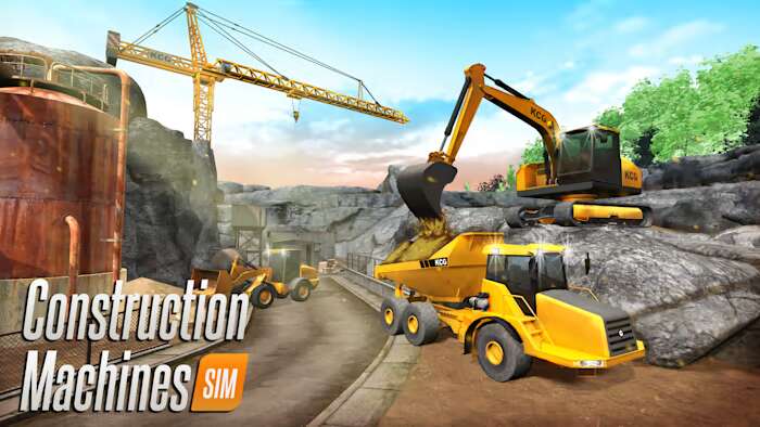 Construction Machines SIM Bridges, buildings and constructor trucks simulator