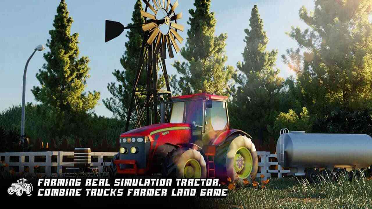 农业真实模拟拖拉机，联合卡车农民土地游戏