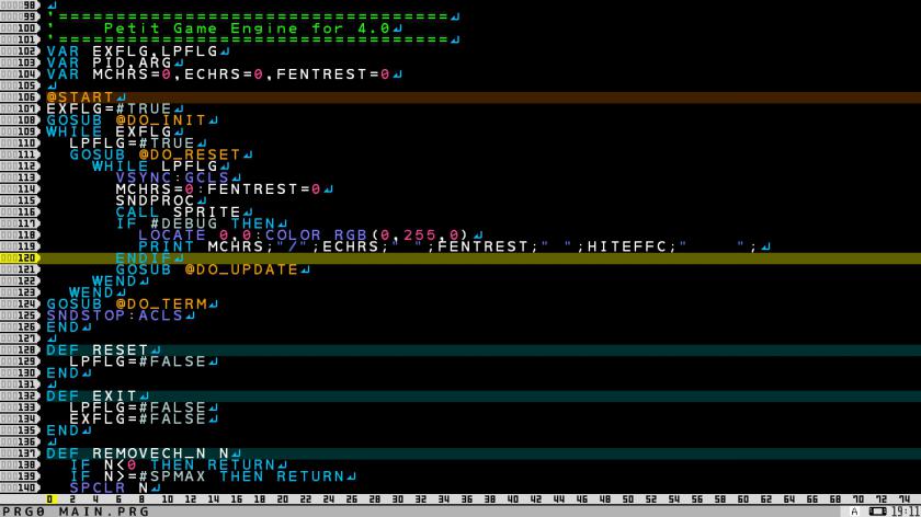 迷你程序员4号 プチコン4 SmileBASIC_1